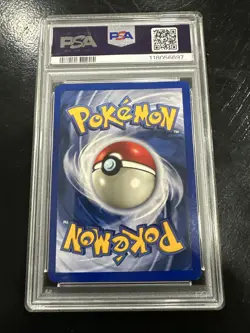 1999 Pokemon Base Set Mewtwo Holo Rare Card 10/102 PSA 9 Mint - Image 2