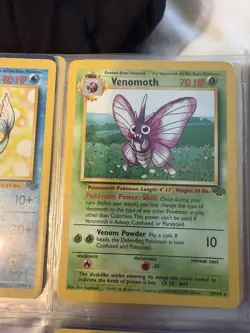 Pokemon TCG Venomoth Jungle Card 29/64 Unlimited Rare - Image 1