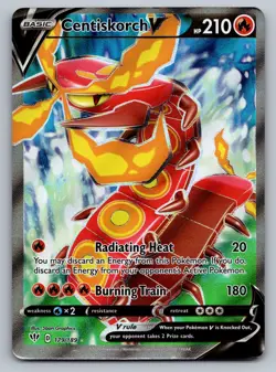 Centiskorch V 179/189 Darkness Ablaze Full Art Pokemon TCG Card NM/M - Image 1