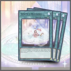 YuGiOh SPRITE'S BLESSING x3 | AMDE ? POWERFUL RARE CARD ? 1ST EDITION ?? - Image 1