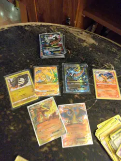 pokemon mystery bag 250$+ worth of cards good condition - Image 1