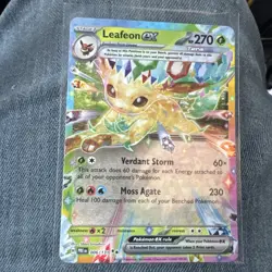 Pokemon TCG Leafeon EX Holo Card 006/131 Prismatic Evolutions NM/M - Image 1