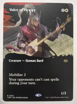 Voice of Victory (Borderless) Tarkir: Dragonstorm Regular - Image 1