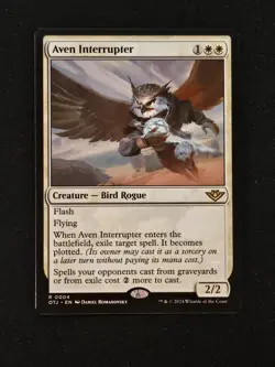 MTG: Outlaws of Thunder Junction - Aven Interrupter - NM - Image 1