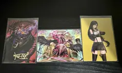 LOT 33! MTG Final Fantasy ART SERIES Gold Stamped Signature Tifa Martial Artist - Image 1