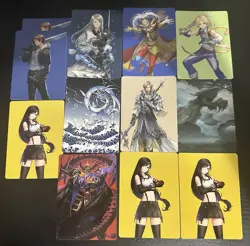 LOT 33! MTG Final Fantasy ART SERIES Gold Stamped Signature Tifa Martial Artist - Image 2