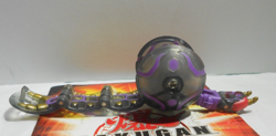 Bakugan Centipoid Black Darkus Translucent Open Core B1 400G - Image 2