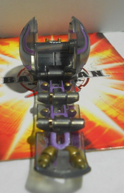 Bakugan Centipoid Black Darkus Translucent Open Core B1 400G - Image 4