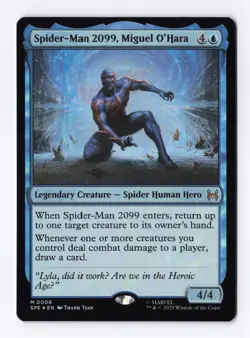Spider-Man 2099, Miguel O'Hara (Foil) MTG Marvel's Spider-Man Eternal-Legal SPE - Image 1