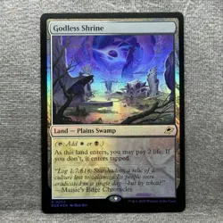 Godless Shrine - Edge of Eternities (EOE) #254 MTG NM Foil - Image 1