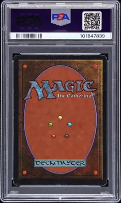 1993 MAGIC: THE GATHERING UNLIMITED MOX SAPPHIRE PSA 5 - Image 2