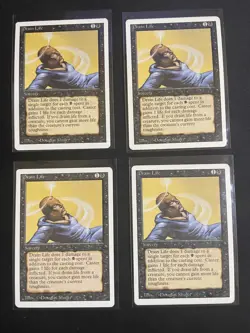 MtG 4x Drain Life Revised Magic The Gathering (Sorcery) - Image 1