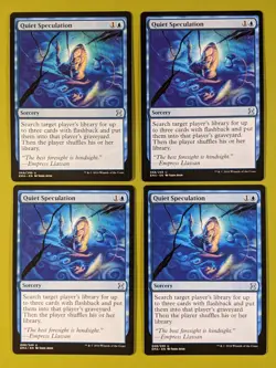 Quiet Speculation x4 Eternal Masters 4x Playset Magic the Gathering MTG - Image 1