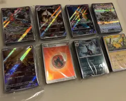 Pokemon Collection 500+ Cards - Binder + Bulk Vintage, Modern, Ex. - Image 2