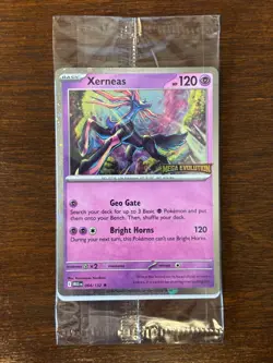 Xerneas (Best Buy Exclusive) Pokemon Mega Evolution 2025 Stamped Sealed Promo - Image 2