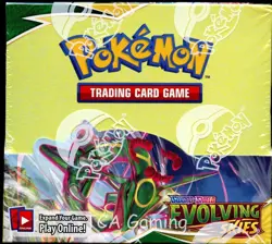 Pokemon TCG Sword & Shield Evolving Skies Booster Box Sealed 36 Packs - Image 1