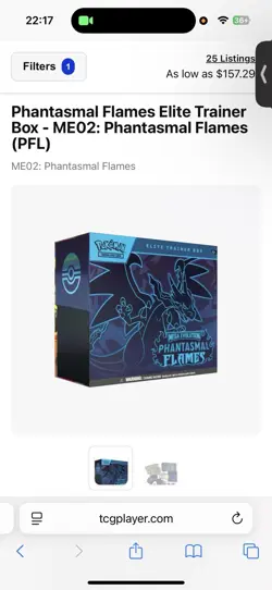 CONFIRMED Pokemon TCG Phantasmal Flames Pokemon Center ETB PRESALE (November 14) - Image 1