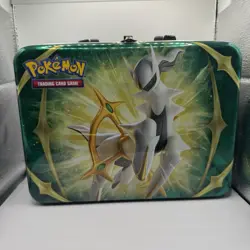 Pokemon Arceus Empty Lunchbox Tin 2022 Collectors Chest (READ DESCRIPTION) - Image 1