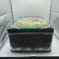 Pokemon Arceus Empty Lunchbox Tin 2022 Collectors Chest (READ DESCRIPTION) - Image 4