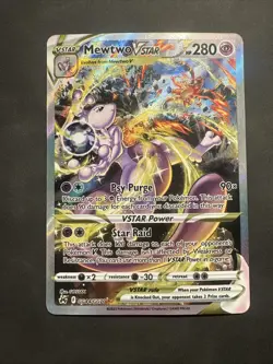 Pokemon Mewtwo VSTAR GG44/GG70 & Charizard VSTAR SWSH262 Full Art Holo Promo - Image 5