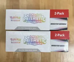 [LOT OF 2] Costco Pokemon Prismatic Evolutions ETB + Booster Bundle Sealed - Image 2