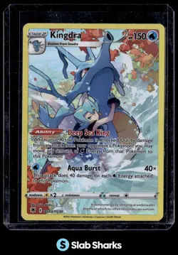 2022 POKEMON SWORD & SHIELD ASTRAL RADIANCE #TG03/TG30 KINGDRA TRAINER GALLERY - Image 1