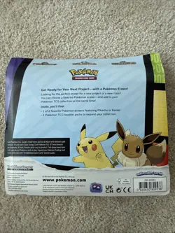 Pokemon TCG : Back to School Eevee Eraser 2 Booster Blister Evolving Skies - Image 2