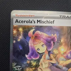 Acerola's Mischief 183/132 Pokemon TCG Mega Evolution SIR NM - Image 3