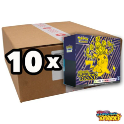 POKEMON SCARLET & VIOLET SURGING SPARKS ETB SEALED CASE 10 CT - d - Image 1