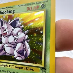 Nidoking - 11/130 Base Set 2 Holo Rare Pokemon - NMT/LP - Image 4