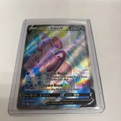 Origin Forme Palkia V Pokemon SWSH253 Full Art Holo Black Star Promo NM - Image 1