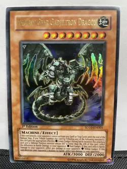Yu-Gi-Oh! TCG Ancient Gear Gadjiltron Dragon Structure Deck SD10-EN001 1st Ed MP - Image 1
