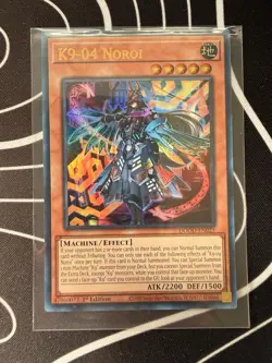 K9-04 Noroi (ULTRA RARE) DOOD-EN025 (NM) Doom Of Dimensions 1st Edition Yu-Gi-Oh - Image 1