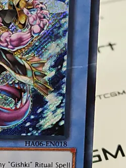 -Yu-Gi-Oh TCG- Evigishki Tetrogre 1st Edition Secret Rare HA06-EN018 - Creased - Image 4