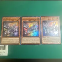 3x Blue-Eyes Jet Dragon 1st Edition Ultra Rare RA02-EN017 Yu-Gi-Oh! - Image 1