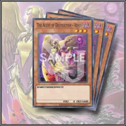 YuGiOh THE AGENT OF DESTRUCTION - VENUS x3 | GREAT FAIRY DECK ? 1ST EDITION ?? - Image 1