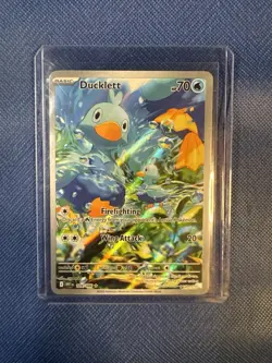 Pokemon TCG White Flare IR Ducklett Card 109/086 Scarlett & Violet English NM - Image 1