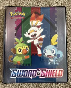 Pokemon Sword And Shield Oversized Jumbo Card Binder GameStop Promo - Image 1