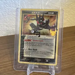 SEALED Greninja Gold Star SWSH144 25th Anniversary Celebrations Promo Card Holo - Image 1