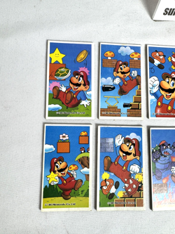 "Set of 10" 1985 Nintendo Super Mario Bros. Menko Card Vintage Retro Super Rare - Image 2