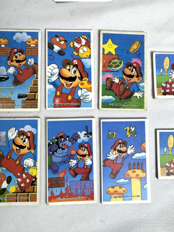 "Set of 10" 1985 Nintendo Super Mario Bros. Menko Card Vintage Retro Super Rare - Image 3