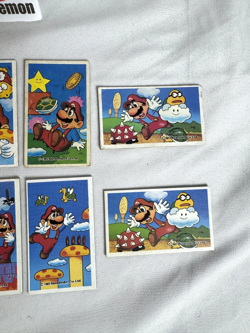 "Set of 10" 1985 Nintendo Super Mario Bros. Menko Card Vintage Retro Super Rare - Image 4