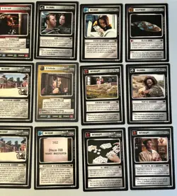 18 Card Lot Of Holodeck Adventures Star Trek CCG 1E Vintage Data TCG Decipher - Image 2