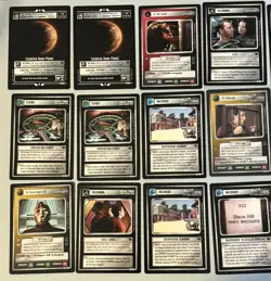 18 Card Lot Of Holodeck Adventures Star Trek CCG 1E Vintage Data TCG Decipher - Image 3