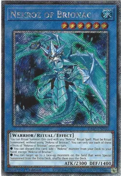RA03-EN260 Nekroz of Brionac - Platinum Secret Rare Card 1st Edition - Image 1