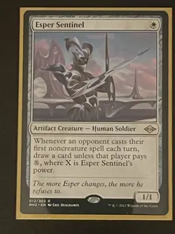 Magic the Gathering - Esper Sentinel, Modern Horizons 2, Near Mint Never Played - Image 1
