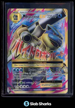 2016 POKEMON XY EVOLUTIONS #102/108 MEGA BLASTOISE ULTRA RARE - Image 1