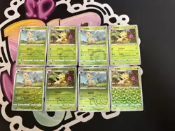 Leafeon CBB2C 07 10/15 Gem Pack Vol 2 Simplified Chinese Pokemon LOT x8 - Image 1