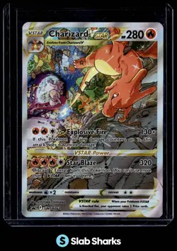 2019 POKEMON SWORD & SHIELD BLACK STAR PROMOS #SWSH262 CHARIZARD VSTAR - Image 1