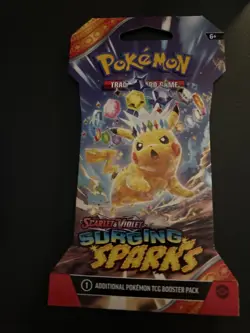 VERY HEAVY - 31.82g - Pokemon Surging Sparks Sleeved Booster Pack - SEALED! - Image 2